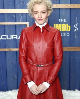 Julia Garner at the IMDb Studio – Leather Dress