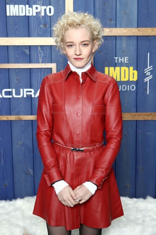 Julia Garner at the IMDb Studio - Leather Dress - Image 2