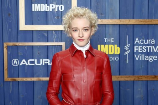 Julia Garner at the IMDb Studio - Leather Dress - Image 3