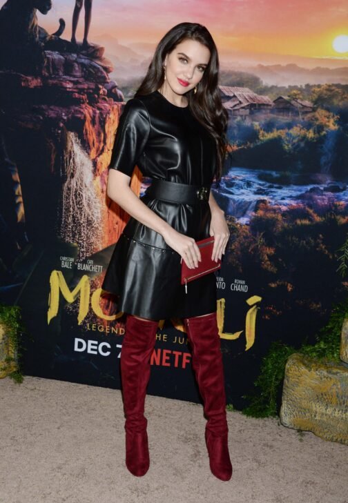 Lilimar at Mowgli premiere in LA - Leather Dress - Image 5