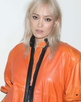 Pom Klementieff at Tom Ford show – Leather Jacket