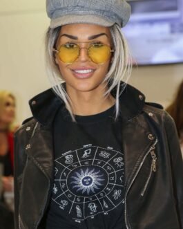 Talulah-Eve Brown at Professional Beauty London – Leather Jacket