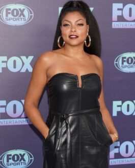 Taraji P Henson at Fox Upfront Presentation – Leather Dress