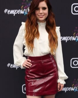 Sydney Sierota attends the Instagram + Facebook Women in Music – Leather Skirt