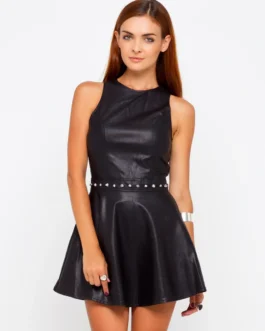 Womens Leather Dress - LD101