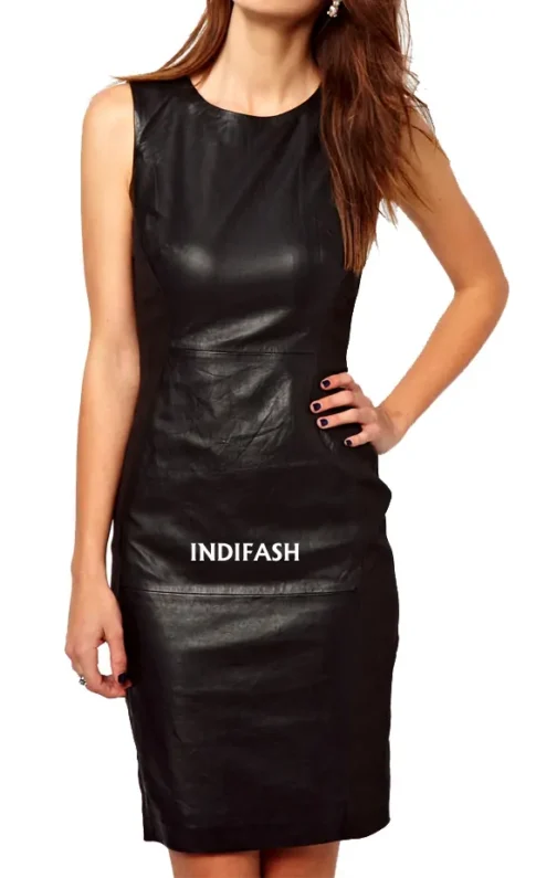 Womens Leather Dress - LD106