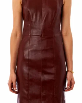 Womens Leather Dress - LD108