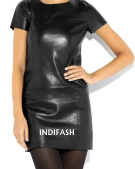 Womens Leather Dress - LD035