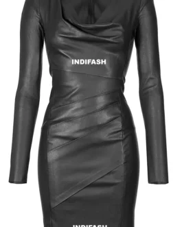 Womens Leather Dress - LD004