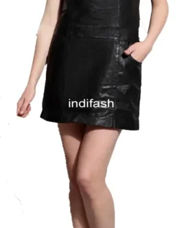 Womens Leather Dress - LD080