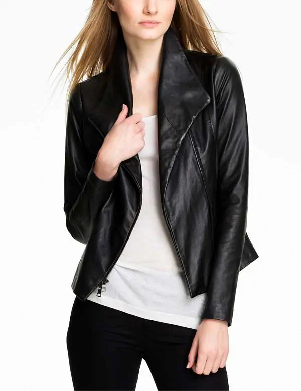 Womens Leather Jacket - LJF100