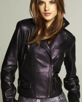 Womens Leather Jacket - LJF107