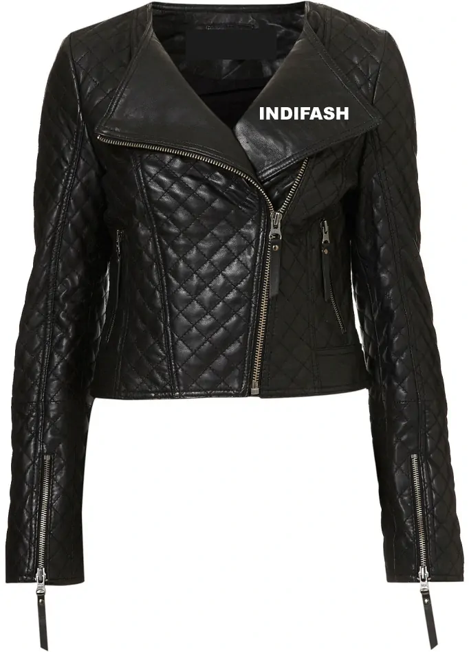Womens Leather Jacket - LJF011