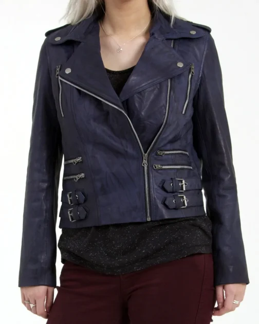 Womens Leather Jacket - LJF128