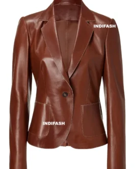 Womens Leather Jacket - LJF013