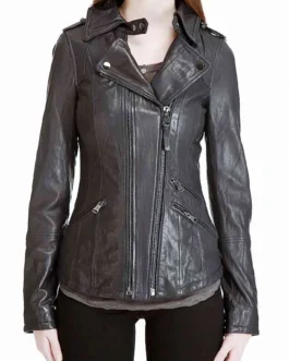 Womens Leather Jacket - LJF139