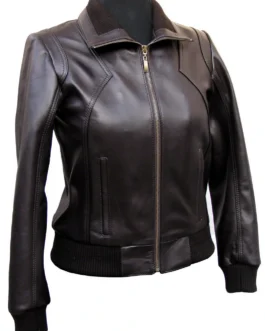 Womens Leather Jacket - LJF153