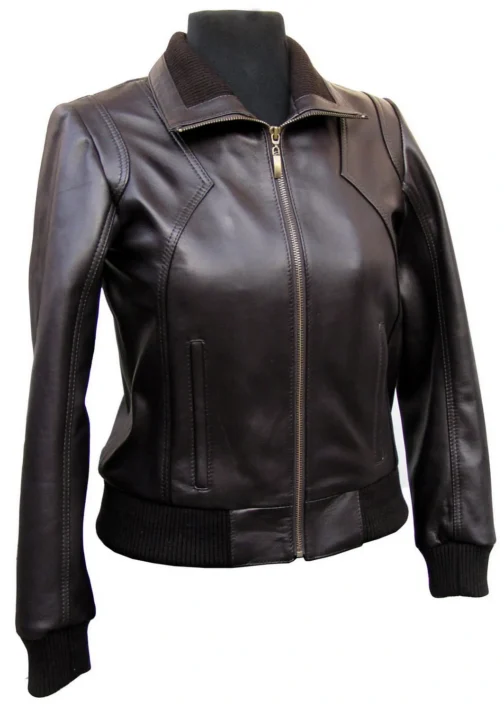 Womens Leather Jacket - LJF153