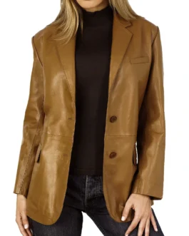 Womens Leather Jacket - LJF159