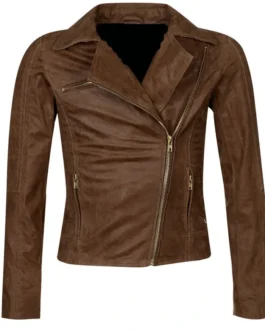 Womens Leather Jacket - LJF161
