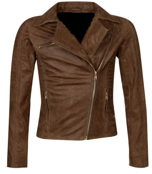 Womens Leather Jacket - LJF161