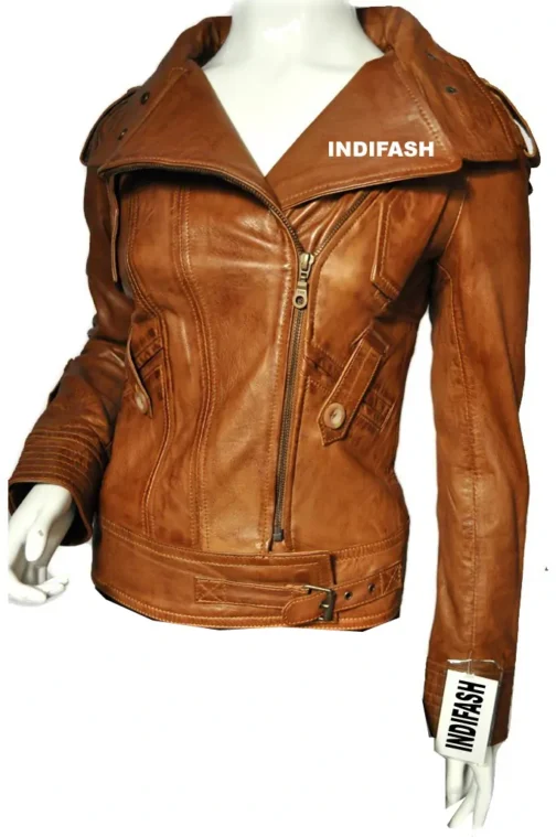 Womens Leather Jacket - LJF002