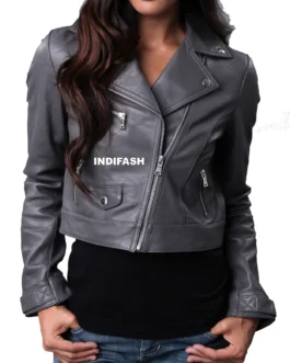 Womens Leather Jacket - LJF025