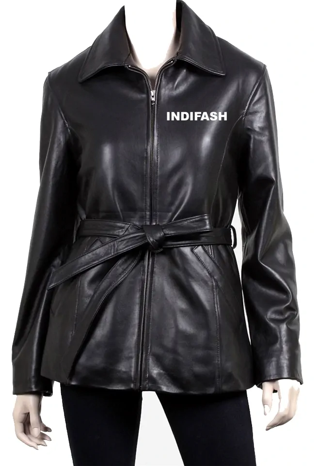 Womens Leather Jacket - LJF028