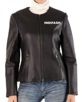 Womens Leather Jacket - LJF029
