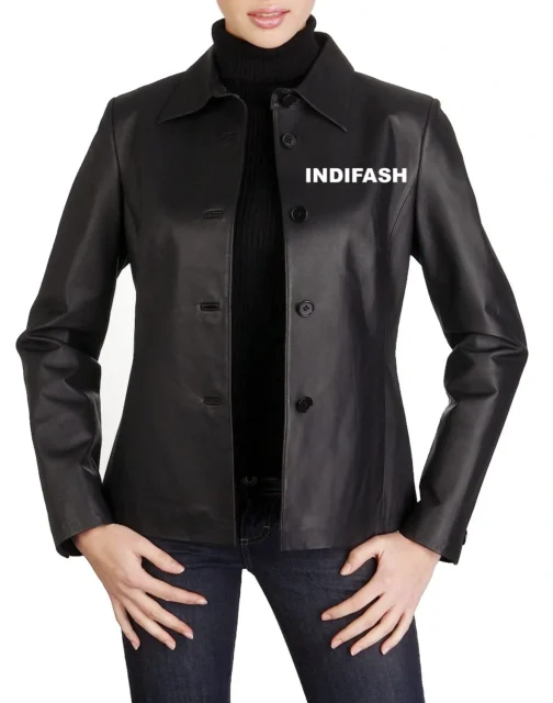 Womens Leather Jacket - LJF032