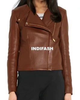 Womens Leather Jacket - LJF034