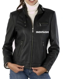 Womens Leather Jacket - LJF039