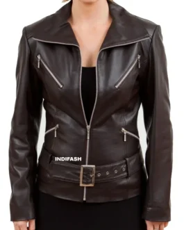 Womens Leather Jacket - LJF040