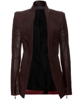 Womens Leather Jacket - LJF045