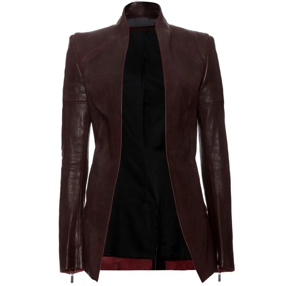 Womens Leather Jacket - LJF045