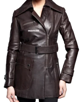 Womens Leather Jacket - LJF049