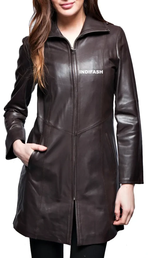 Womens Leather Jacket - LJF051