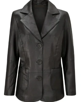 Womens Leather Jacket - LJF062