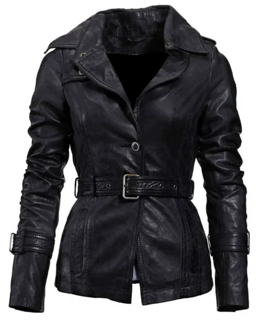 Womens Leather Jacket - LJF072