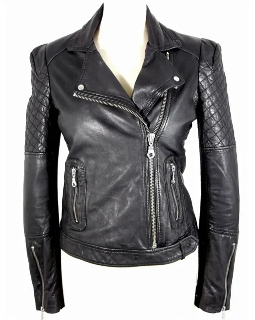 Womens Leather Jacket - LJF077