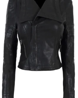Womens Leather Jacket - LJF079