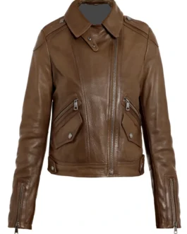 Womens Leather Jacket - LJF081