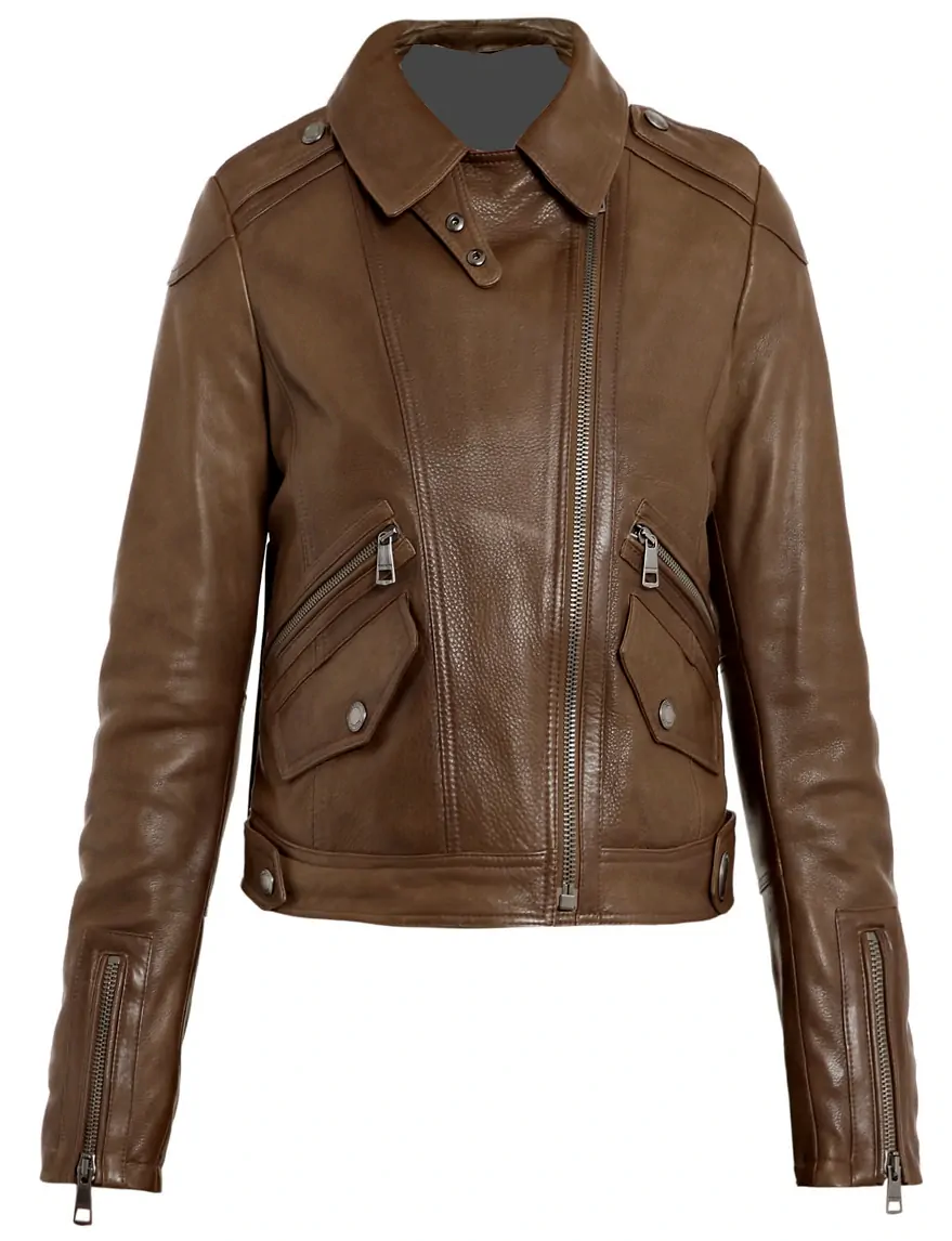 Womens Leather Jacket - LJF081