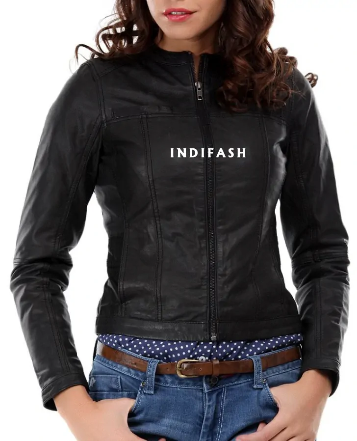Womens Leather Jacket - LJF085