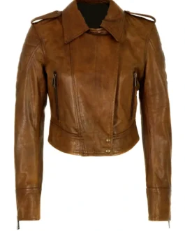 Womens Leather Jacket - LJF096