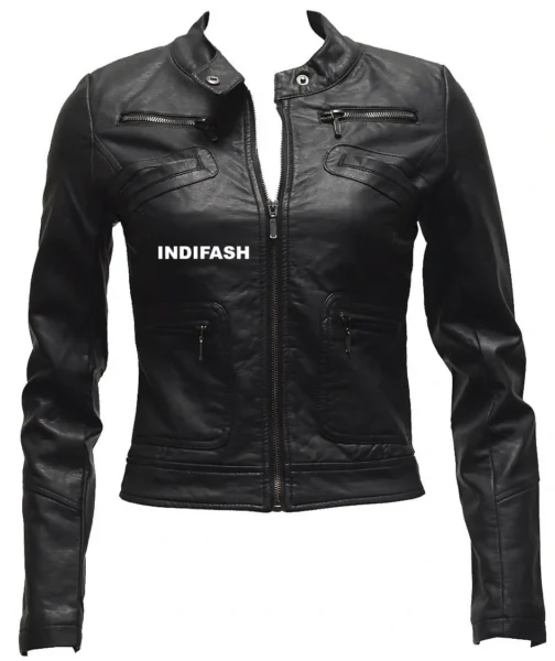 Womens Leather Jacket - LJF097