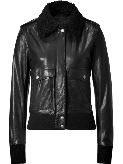 Womens Leather Jacket - LJF099