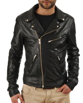 Mens Leather Jacket - LJM001