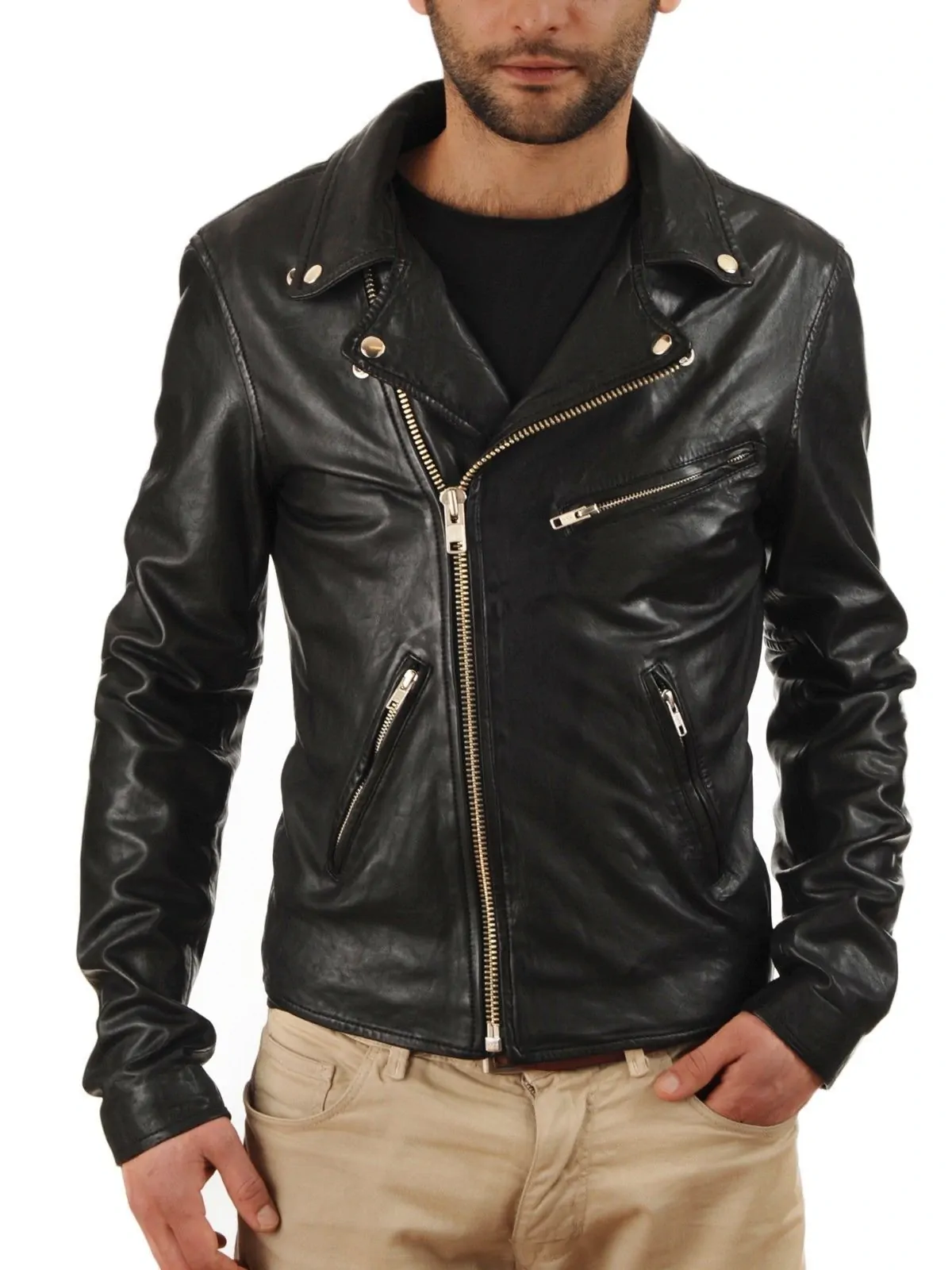 Mens Leather Jacket – LJM001