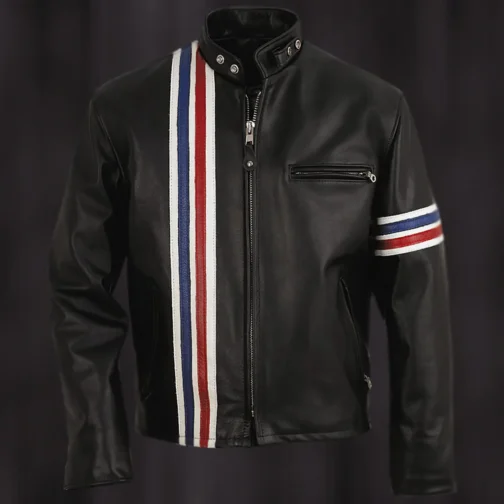 Mens Leather Jacket - LJM105